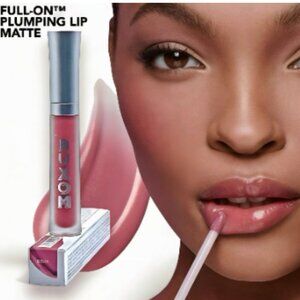 NIB! BUXOM Full-On Plumping Matte/Gloss & Enhancing Tinted Lip Plumper in Dolly